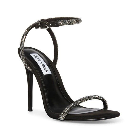 Shoes - Black rhinestone 4 inch heels